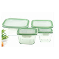 0.3L Square Heat-Risistant Glass Container Box